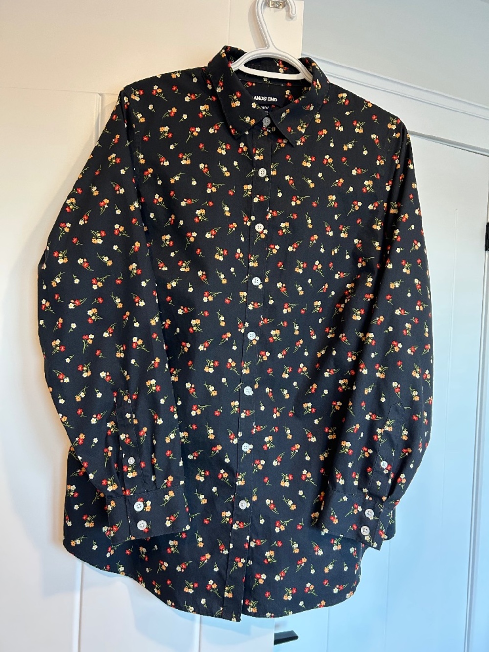 Lands’ End Supima Cotton Button Down, Size 16W